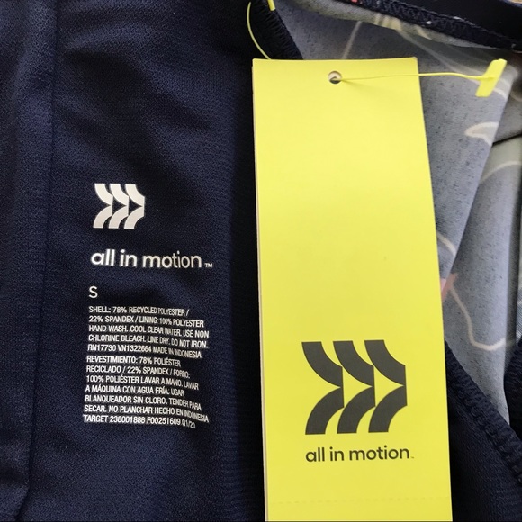 ❌Sold❌New All In Motion rash guard one piece swimsuit with long sleeves - Picture 8 of 11